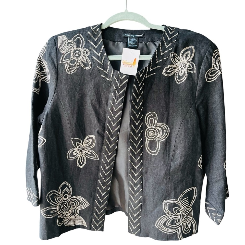 Saint Tropez Embroidered Blazer